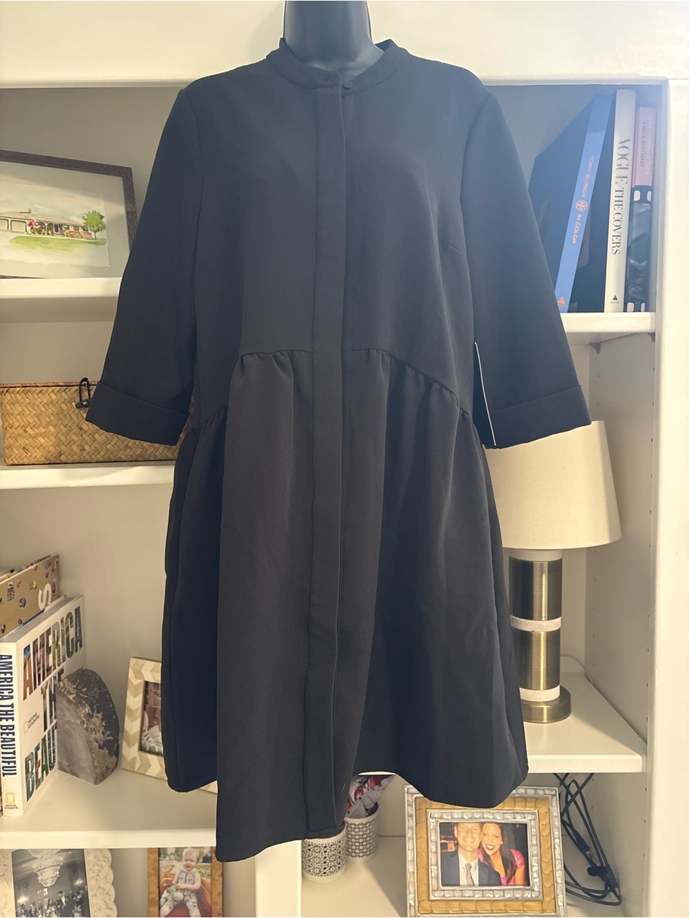 NWT Tuckernuck Crepe Black Dress